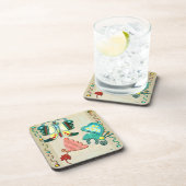 Zuni Butterfly 2 Folklore Kunst Untersetzer (Rechte Seite)