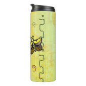 Zuni Butterfly Folk Kunst Thermosbecher (Nach rechts gedreht)