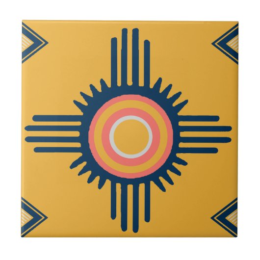 Zuni Del Sol Fliese (Vorderseite)