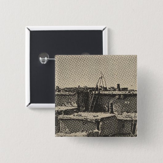 Zuni-Gericht Button (Vorne & Hinten)