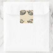 Zuni Quadratischer Aufkleber (Tasche)