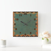 Zuni Sky Quadratische Wanduhr (Zuhause)