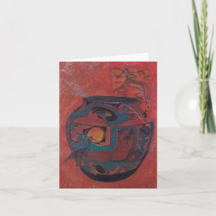Zuni Soul-Glas Notecard Karte