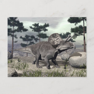 Zuniceratops dinosaur - 3D rendern Postkarte