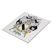 Zuniga Familienwappen Fliese (Seite)