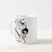 Zuniga Familienwappen Kaffeetasse (Vorderseite Links)