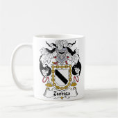 Zuniga Familienwappen Kaffeetasse (Links)