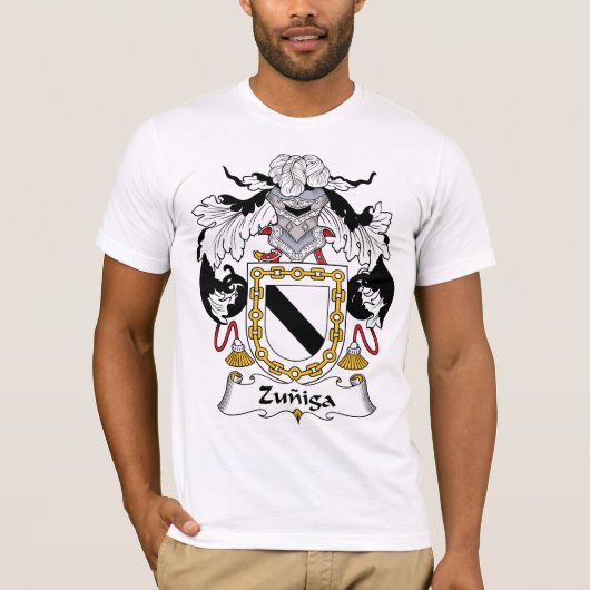Zuniga Familienwappen T-Shirt (Vorderseite)