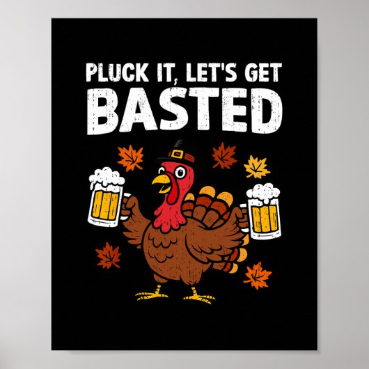 Zupf es Lasst uns Sted machen Lustiger Erntedankfe Poster (Vorne)