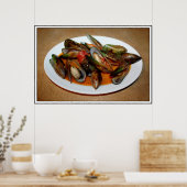 Zuppa di Mussels Poster (Küche)