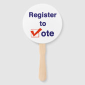 Zur Abstimmung 2026 registrieren Fächer (Rückseite)