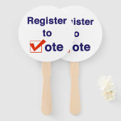 Zur Abstimmung 2026 registrieren Fächer (Vorne und Hinten)