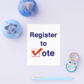 Zur Abstimmung 2026 registrieren Flyer (Einzeln)