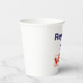 Zur Abstimmung 2026 registrieren Pappbecher (Rechts)