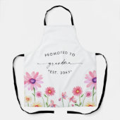 Zur Ankündigung der Großmutter-Schwangerschaft bef Schürze (Vorderseite)