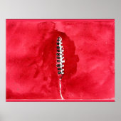 Zur Ansicht von Blume und Bäumen, Getreide Poster (Vorne)