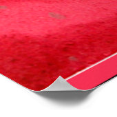 Zur Ansicht von Blume und Bäumen, Getreide Poster (Ecke)