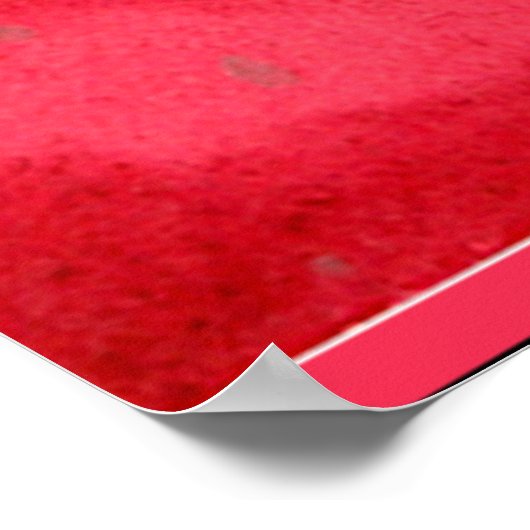 Zur Ansicht von Blume und Bäumen, Getreide Poster (Ecke)