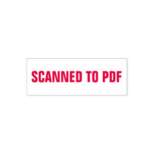 Zur Archivierung von Dokumenten auf PDF gescannt Permastempel