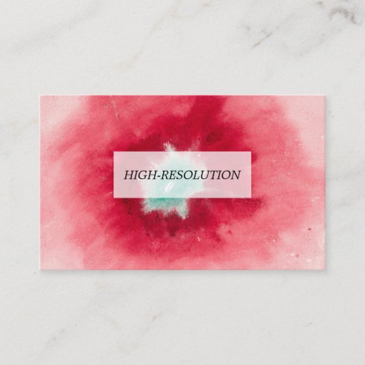 Zur Aussicht auf Blume und Bäume, 1920 von Hilma Visitenkarte (Vorderseite)