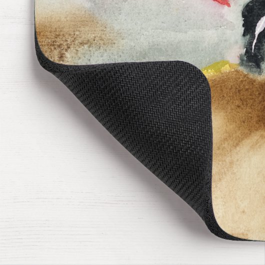 Zur Aussicht auf Blume und Bäume, 1922 von Hilma Mousepad (Ecke)