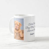 Zur besten Dog-Mama je anpassbare Foto-Tasse Kaffeetasse (Vorderseite Links)