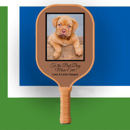 Zur besten Hunde-Mama je benutzerdefiniertes Foto  Pickleball Schläger