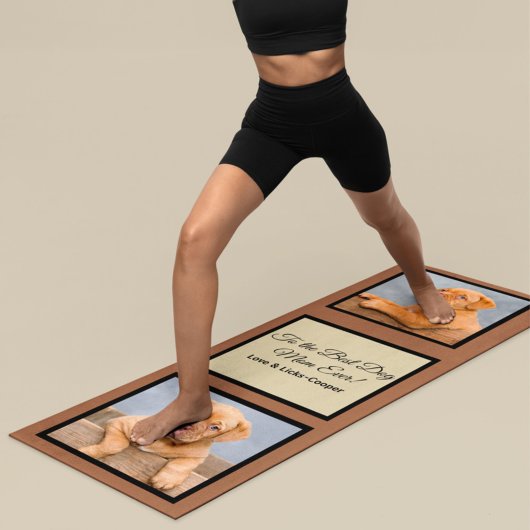 Zur besten Hunde-Mama je benutzerdefiniertes Foto  Yogamatte