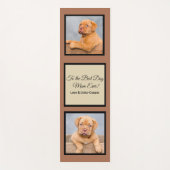 Zur besten Hunde-Mama je benutzerdefiniertes Foto  Yogamatte (Vorderseite)