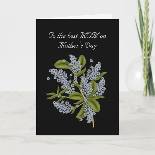 Zur besten Mama am Muttertag Karte (Vorderseite)