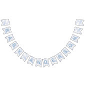 Zur Cloud 9 Dusty Blue Dreamy Sky Wimpelkette (Alle)