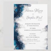 Zur Cloud Nine Wedding Einladung (Vorne/Hinten)