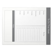 Zur Durchführung dieser Woche - Wochenplaner - Koh Notizblock (Vorderseite)