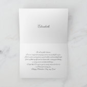 Zur Ehefrau am Valentinstag. Kunstharz Feiertagskarte (Innenseite)