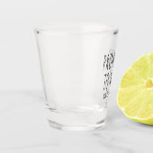 Zur Ehefrau befördert | Hochzeitsgeschenk Schnapsglas (Links)