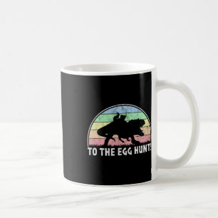 Zur Ei-Jagd - T-rex Bunny Dinosaur Ostern Kaffeetasse