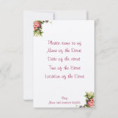 zur Einladung Banbury Cross (Rückseite)