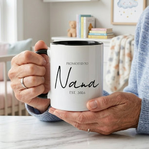 Zur eleganten Oma EST-Jahr-Schrift befördert Tasse