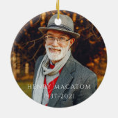 Zur Erinnerung an die Keramik des Vaters Ornament (Hinten)