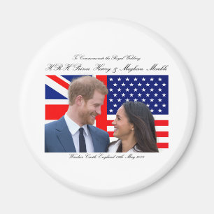 Zur Erinnerung an die königliche Hochzeit Harry un Magnet