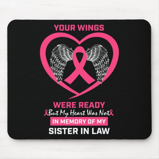 Zur Erinnerung an die Schwester des Gesetzes Brust Mousepad (Vorne)