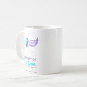 Zur Erinnerung an die Selbstmordverhütung Kaffeetasse (Vorderseite Links)