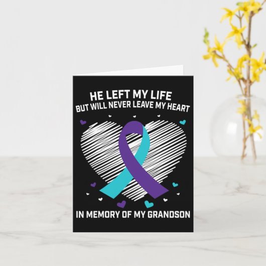 Zur Erinnerung an die Selbstmordverhütung Karte (Gelbe Blume)