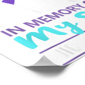 Zur Erinnerung an die Selbstmordverhütung Poster (Ecke)