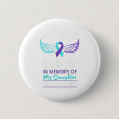 Zur Erinnerung an die Töchterin Button (Vorderseite)