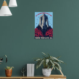 Zur Erinnerung an diejenigen, die den Gedenktag be Poster