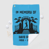 Zur Erinnerung an eine Beerdigung der Golfer Golfhandtuch (Insitu)