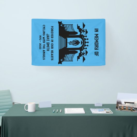 Zur Erinnerung an eine Cyclistbeerdigung Banner (Messe)