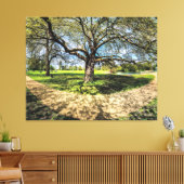 Zur Erinnerung an einen Flugzeug Tree, Godmanchest Leinwanddruck (Insitu (Wohnzimmer))