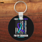 Zur Erinnerung an meine Großmutter Selbstmordgedan Schlüsselanhänger (Vorderseite)